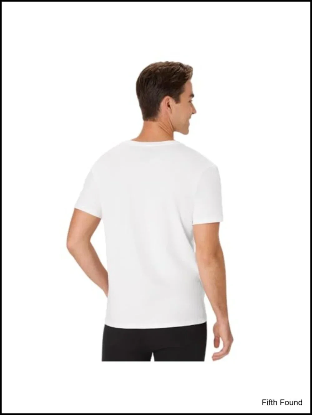Men's V-Neck Undershirts 3-Pack Stretch Cotton Moisture Wicking